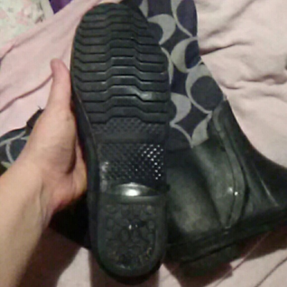 Coach Rain Boots - Picture 2 of 3